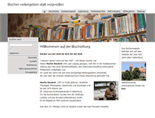 Tablet Screenshot of buecherburg.de
